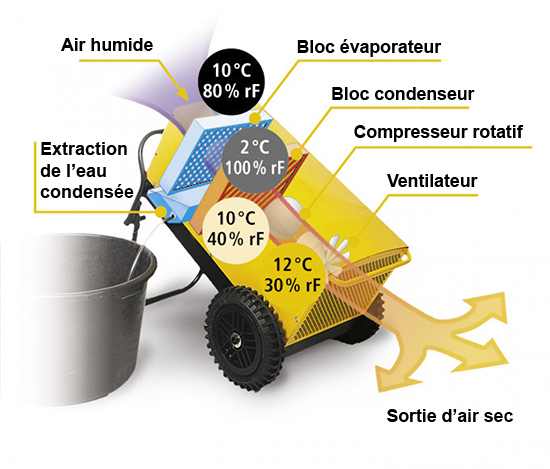 Assèchement aérien